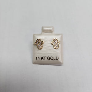 BROQUELES ORO 14K 1.3 (NUEVO)