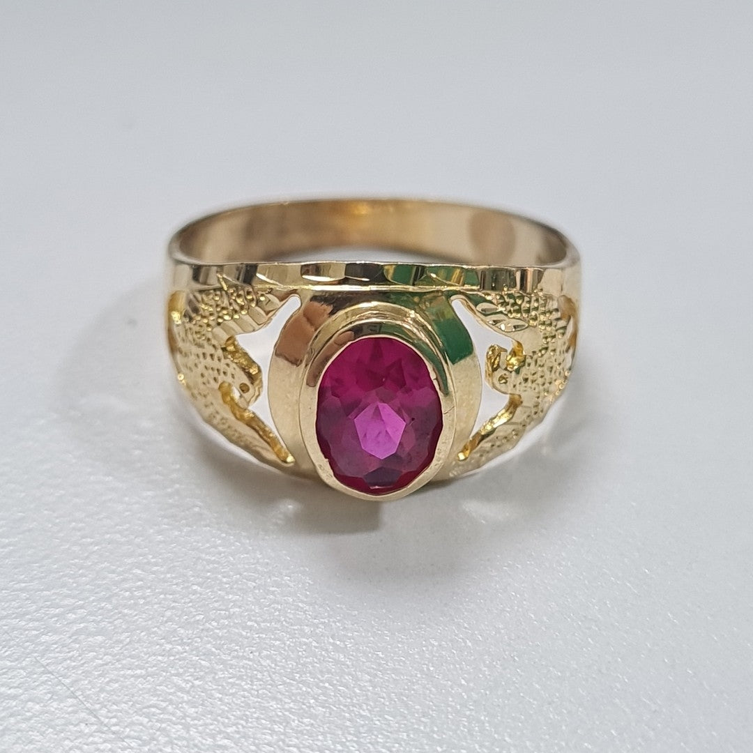 ANILLO ORO 14 K 4.5 GRMS (SEMINUEVO)