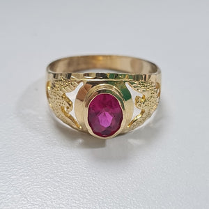 ANILLO ORO 14 K 4.5 GRMS (SEMINUEVO)