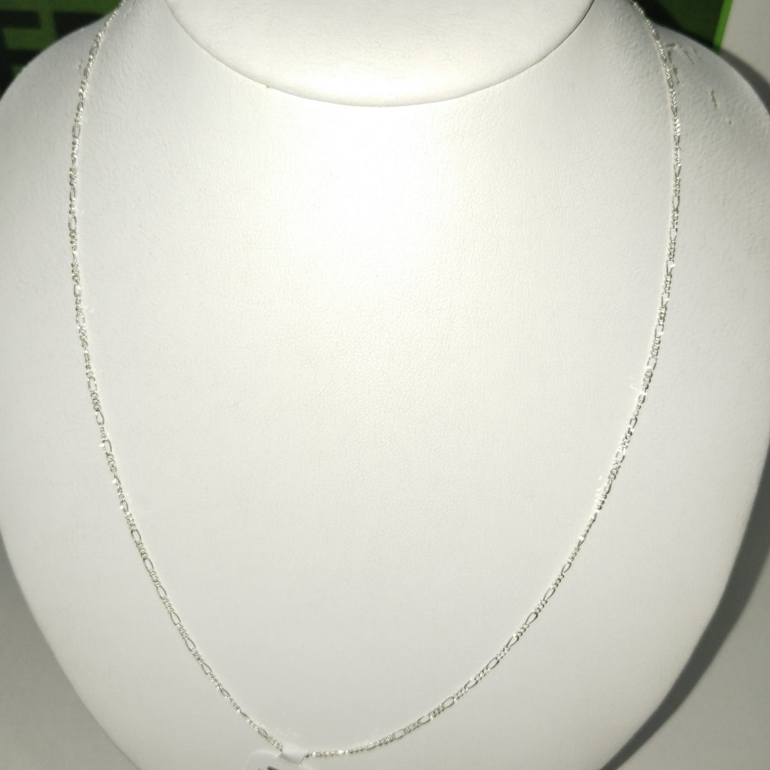 CADENA TEJIDO 3X1 PLATA .925 55 CM 2.3 GR (NUEVO)
