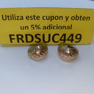 ARETES PAR ORO 10 K 2.7 GRMS (SEMINUEVO)