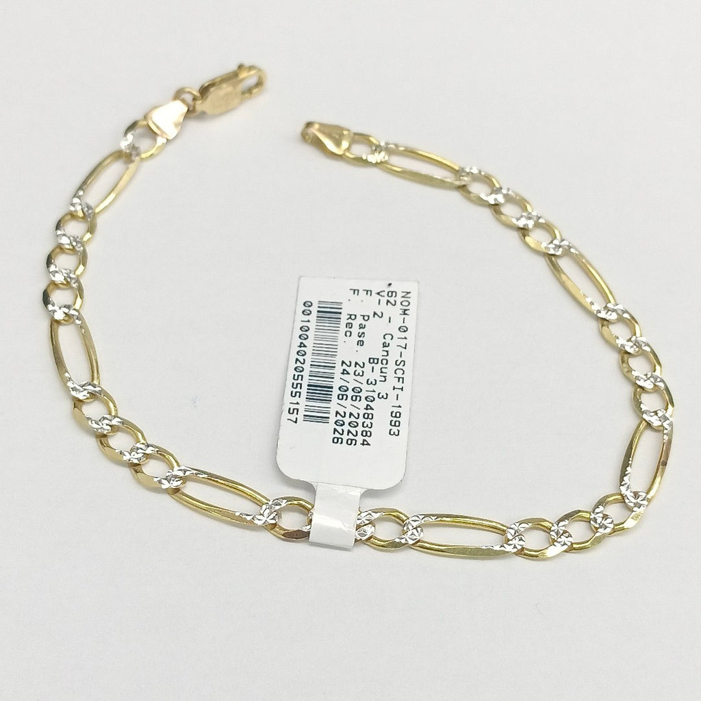 PULSERA ORO, RODIADO 14 K 6.3 GRMS (SEMINUEVO)