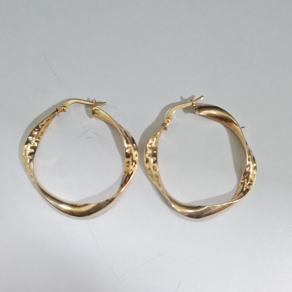 ARRACADAS PAR ORO 14 K 2.7 GRMS (SEMINUEVO)