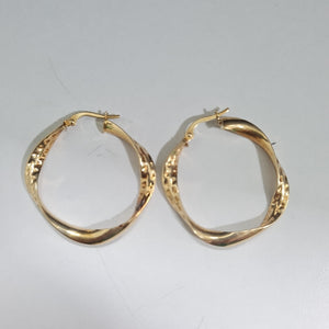 ARRACADAS PAR ORO 14 K 2.7 GRMS (SEMINUEVO)