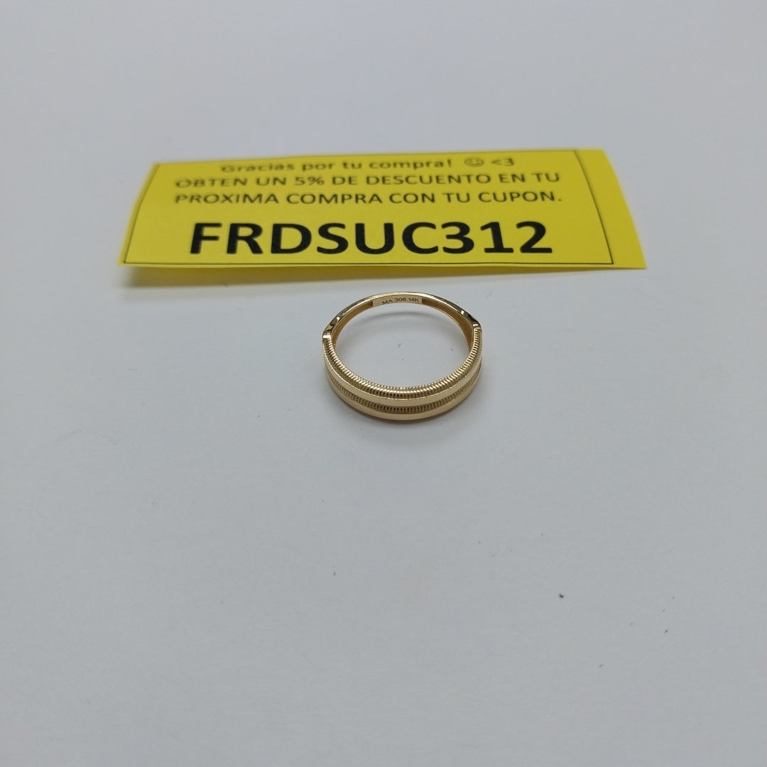 ANILLOS DAMA ORO 14K 1.6 (NUEVO)