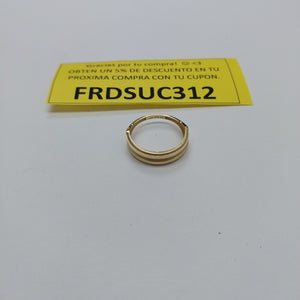 ANILLOS DAMA ORO 14K 1.6 (NUEVO)