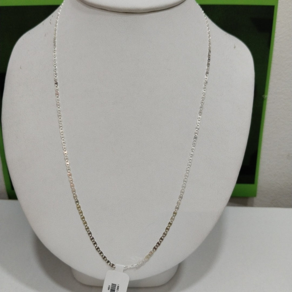 CADENA TEJIDO ESPEJO PLATA .925 55 CM 3.8 GR (NUEVO)