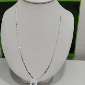 CADENA TEJIDO ESPEJO PLATA .925 55 CM 3.8 GR (NUEVO)