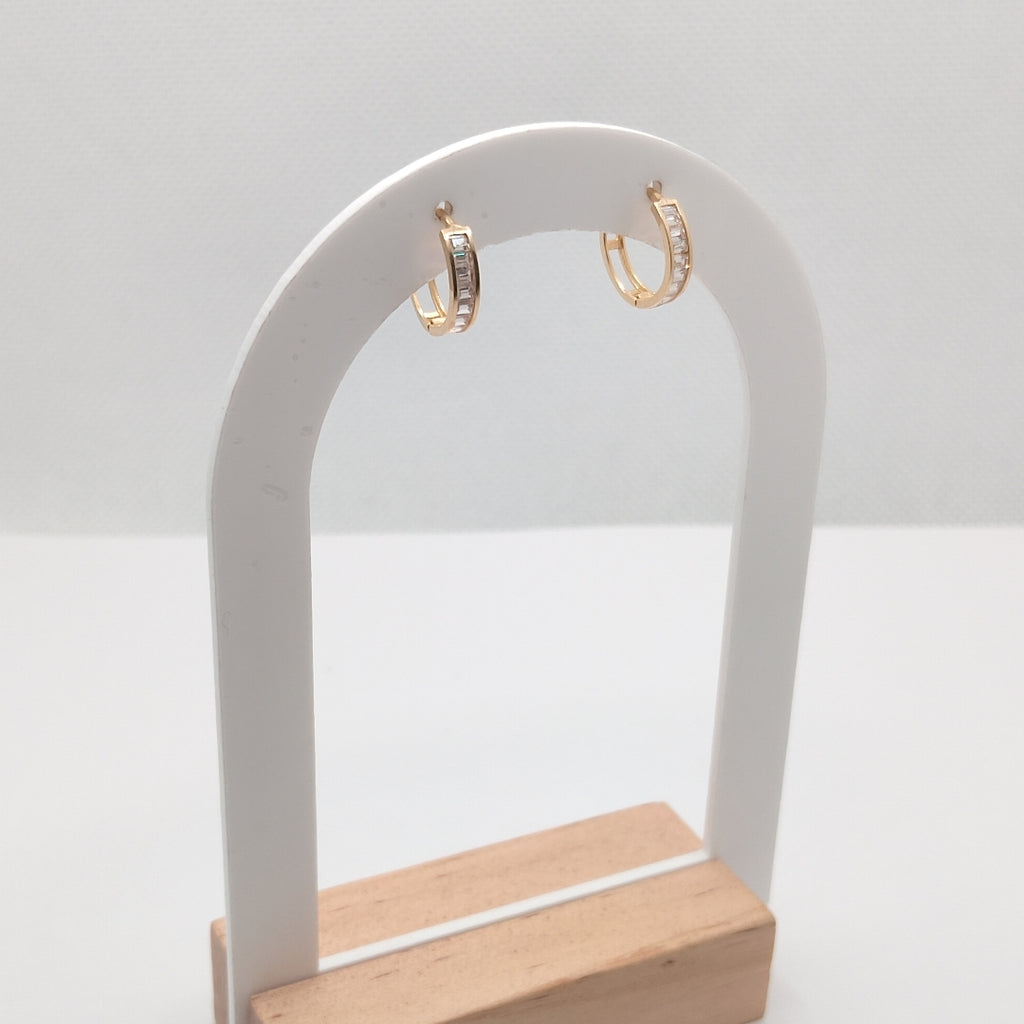 ARRACADAS PAR ORO 14 K 1.1 GRMS (SEMINUEVO)