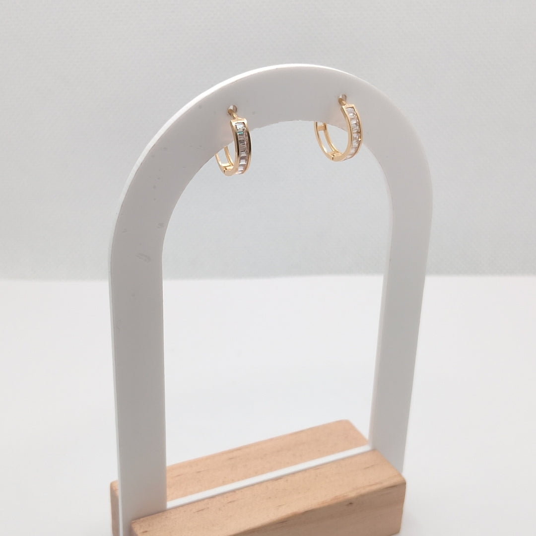 ARRACADAS PAR ORO 14 K 1.1 GRMS (SEMINUEVO)