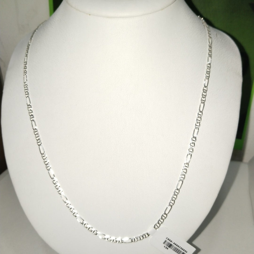CADENA TEJIDO 3X1 PLATA .925 60 CM 8.2 GR (NUEVO)