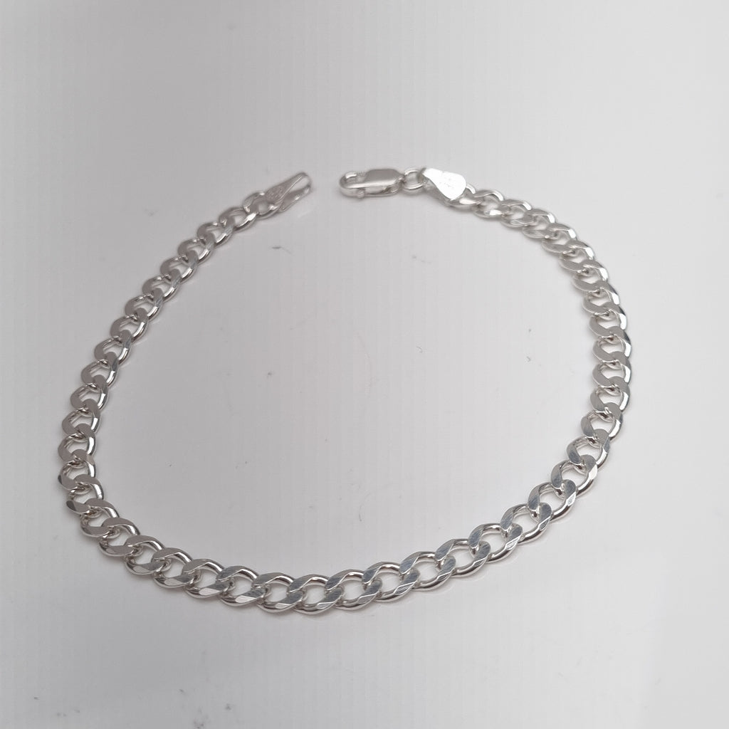 PULSERA BARBADA PLATA .925 21 CM 7.13 GR (NUEVO)
