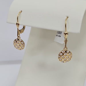 BROQUELES ORO 14K 2.4 (NUEVO)