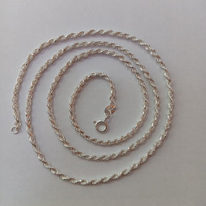 CADENA TORZAL PLATA .925 60 CM 10.42 GR (NUEVO)
