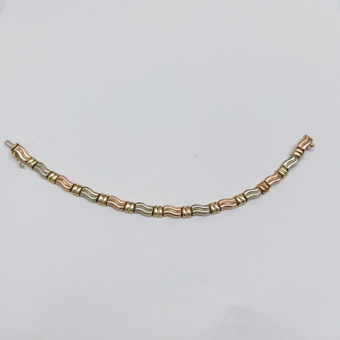 PULSERA ORO,RODIADO 14 K 9,00 GRMS (SEMINUEVO)
