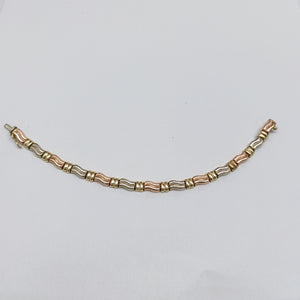 PULSERA ORO,RODIADO 14 K 9,00 GRMS (SEMINUEVO)