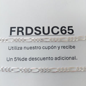 CADENA 3X1 PLATA .925 55 CM 7.32 GR (NUEVO)