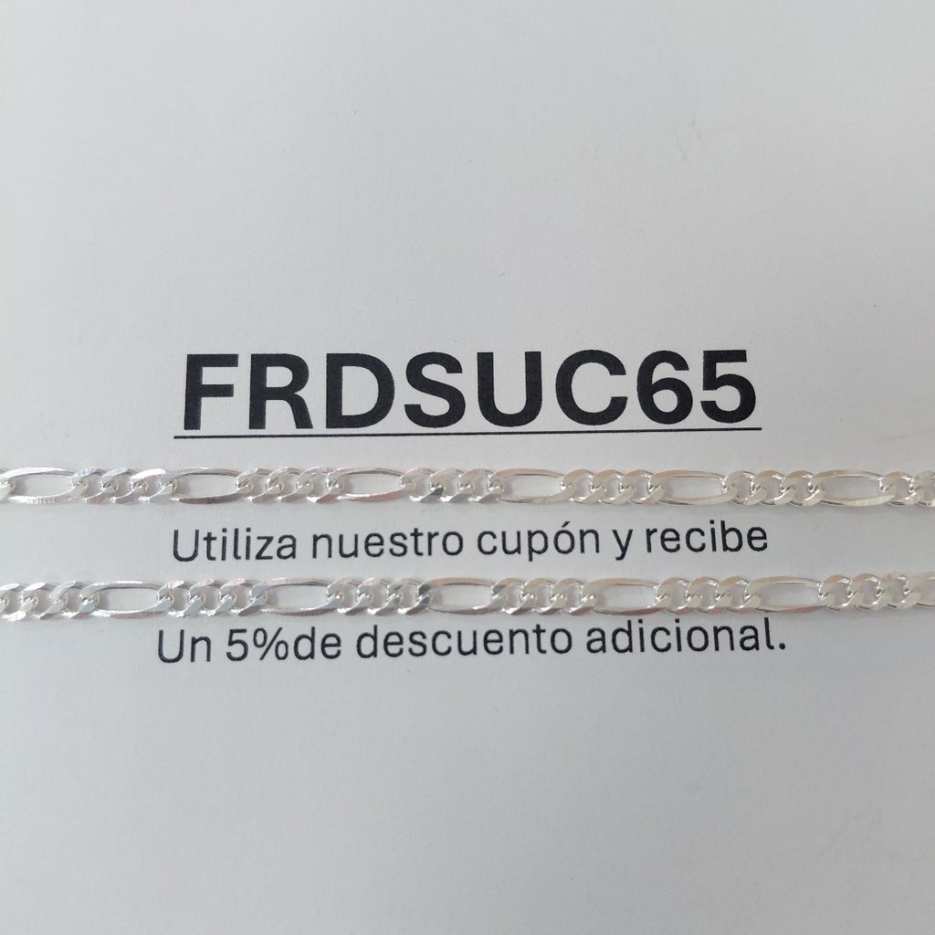 CADENA 3X1 PLATA .925 55 CM 7.42 GR (NUEVO)