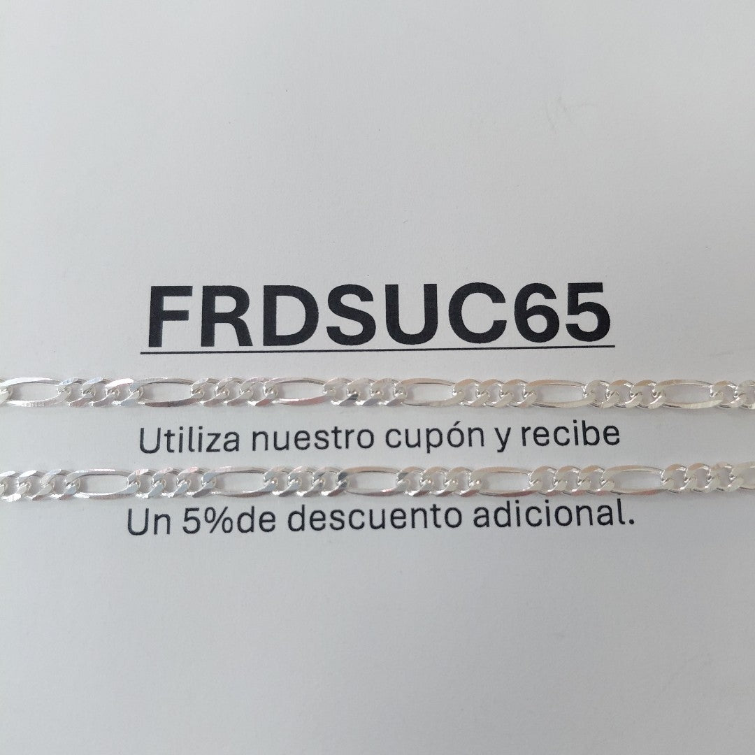 CADENA 3X1 PLATA .925 55 CM 7.42 GR (NUEVO)