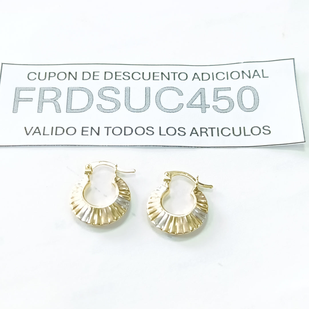 ARRACADAS ORO 14K 1.7 (NUEVO)