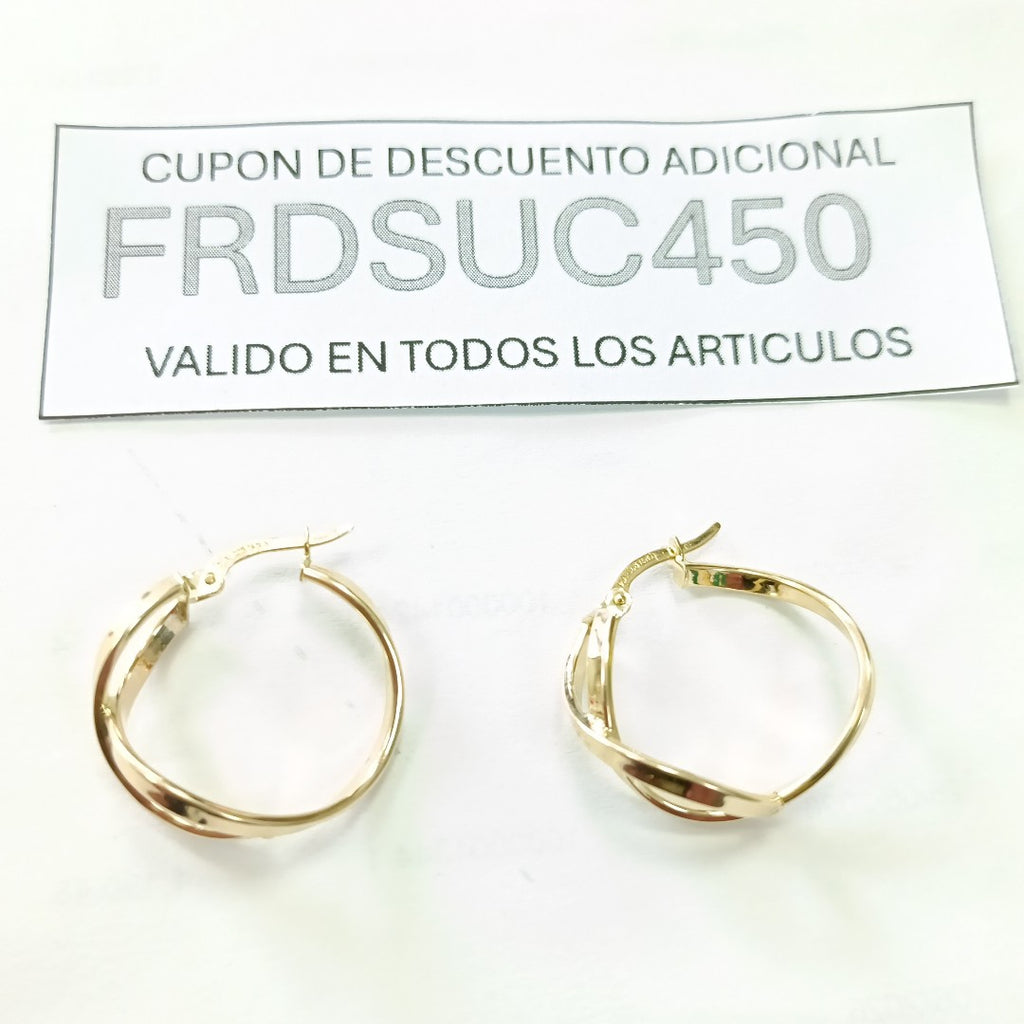 ARRACADAS ORO 14K 2 (NUEVO)