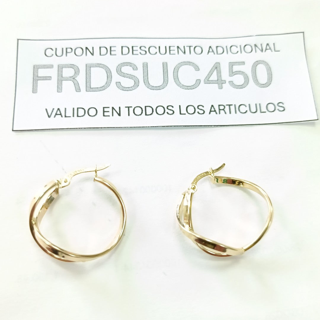 ARRACADAS ORO 14K 2 (NUEVO)
