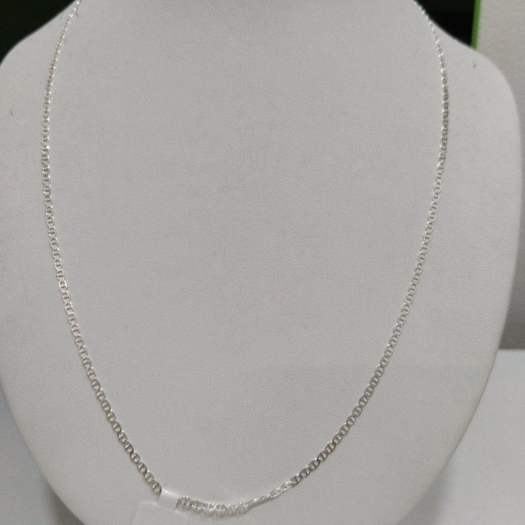 CADENA TEJIDO GUCHI PLATA .925 55 CM 3.4 GR (NUEVO)