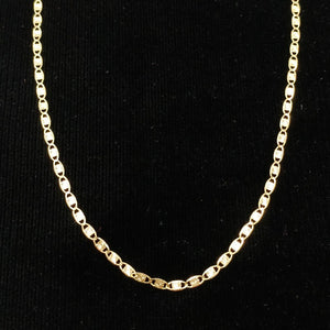 CADENAS TEJIDO GUCHI ORO 14K 55 CM 7 GR (NUEVO)