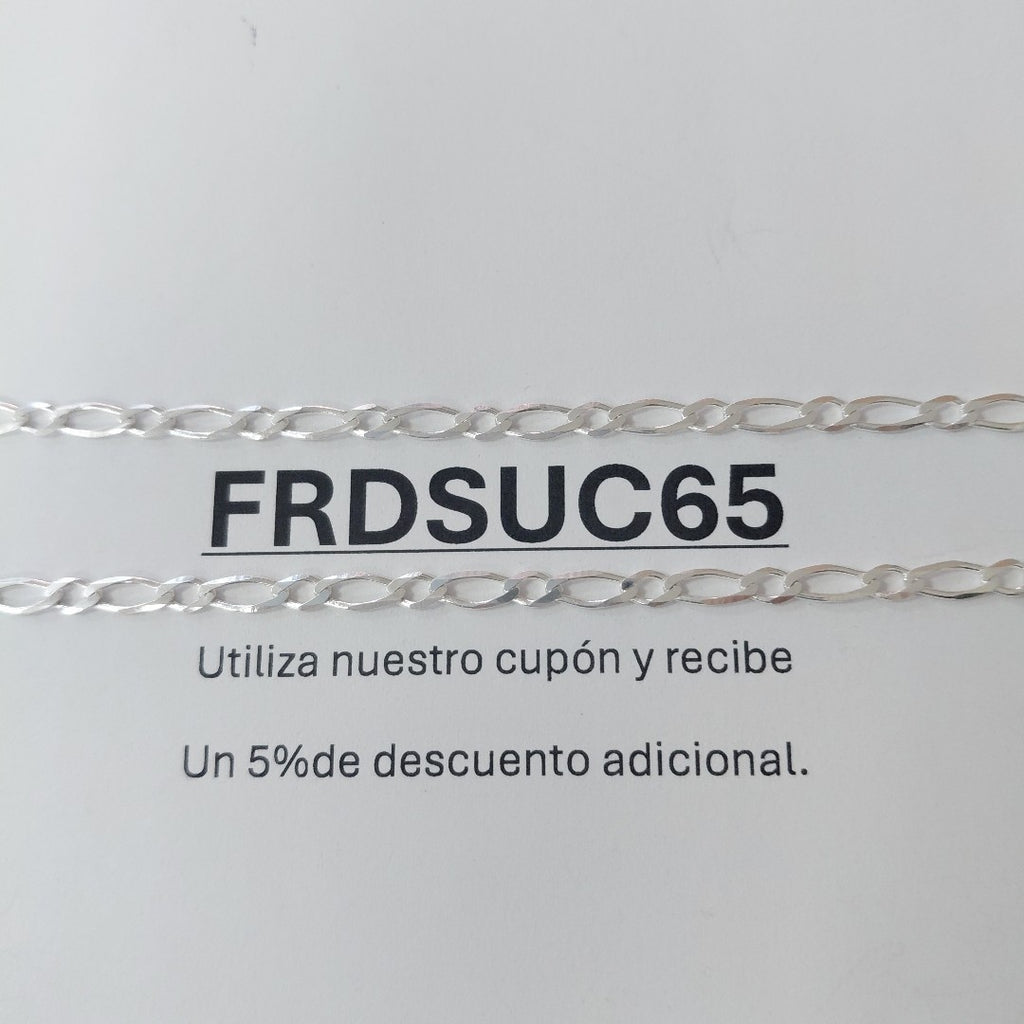 CADENA 1X1 PLATA .925 55 CM 6.62 GR (NUEVO)