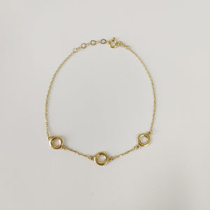 PULSERAS DAMA ORO 14K 1.3 (NUEVO)