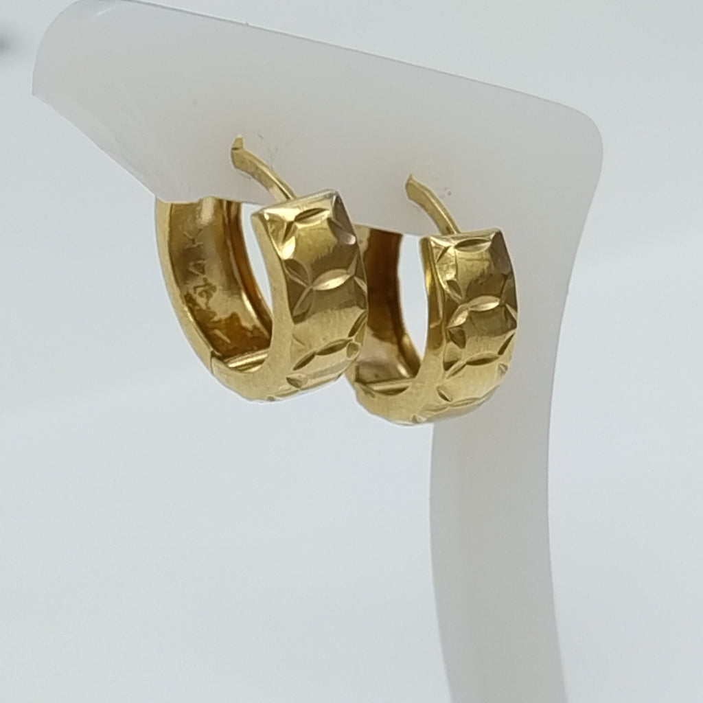 ARRACADAS PAR ORO 14 K 2.2 GRMS (SEMINUEVO)
