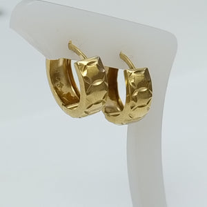 ARRACADAS PAR ORO 14 K 2.2 GRMS (SEMINUEVO)