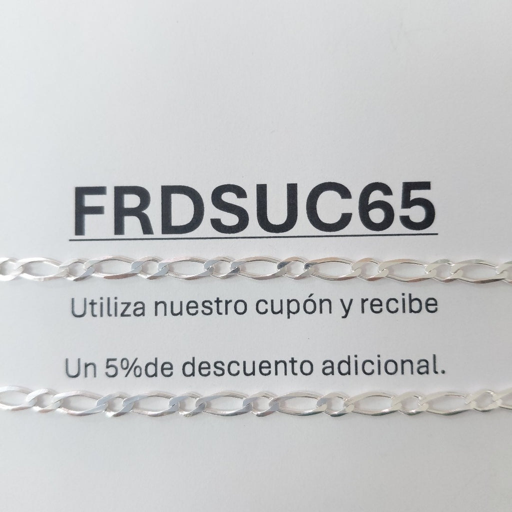 CADENA 1X1 PLATA .925 55 CM 6.62 GR (NUEVO)