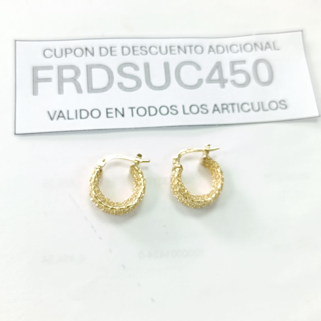 ARRACADAS ORO 14K 2.2 (NUEVO)