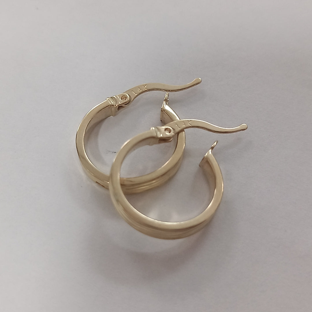 ARRACADAS ORO 14K 1.4 (NUEVO)