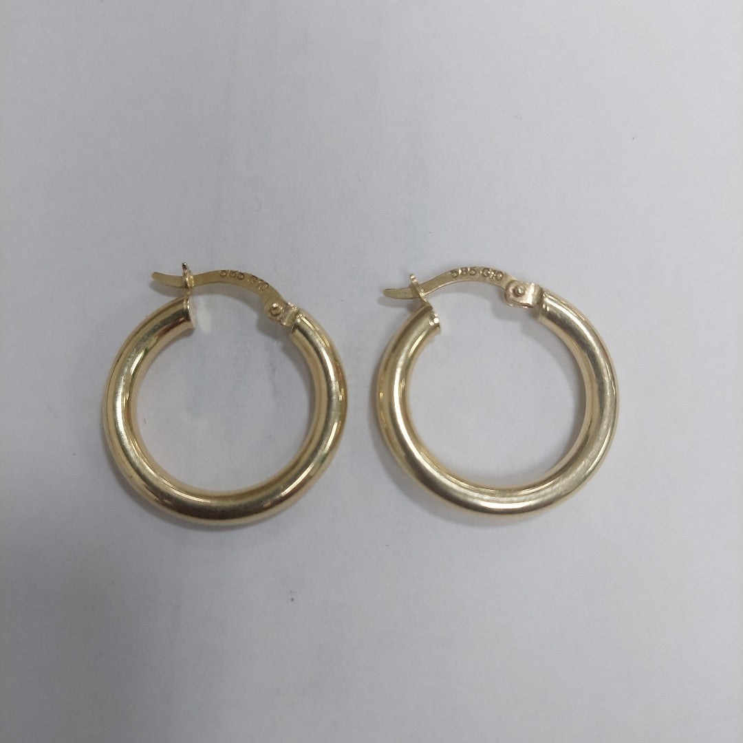 ARRACADAS PAR ORO 14 K 1.8 GRMS (SEMINUEVO)