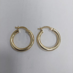 ARRACADAS PAR ORO 14 K 1.8 GRMS (SEMINUEVO)