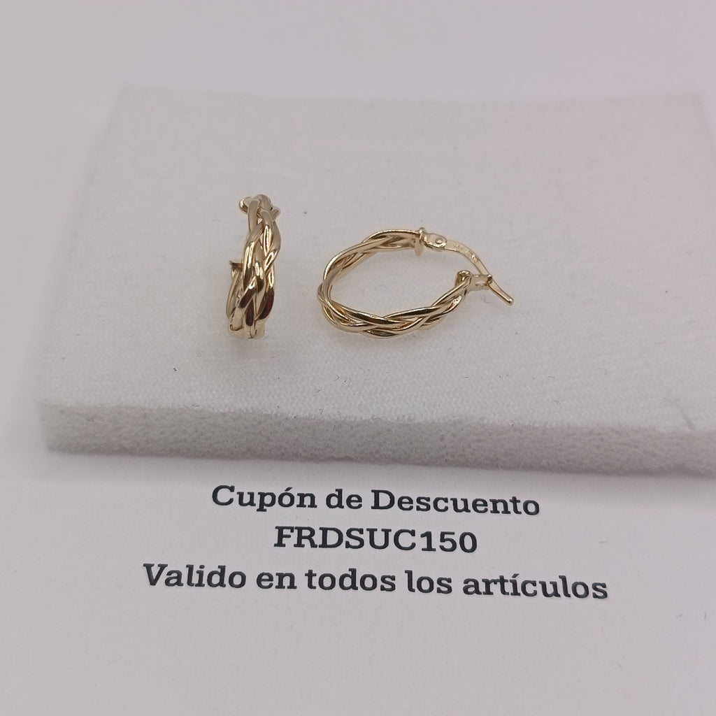 ARRACADAS ORO 14K 1.7 (NUEVO)