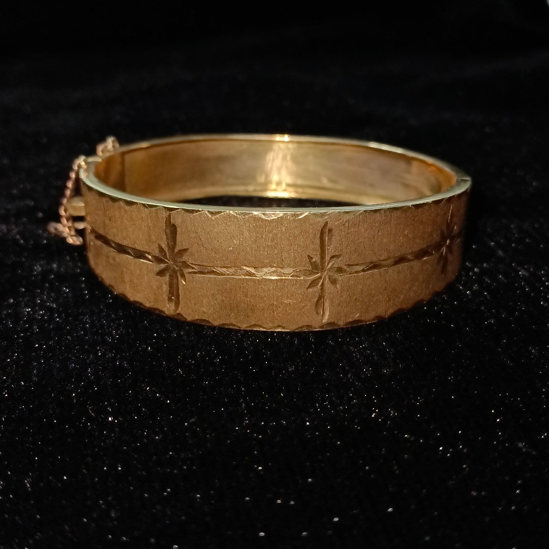 PULSERA RIGIDA ORO 14 K 30,50 GRMS (SEMINUEVO)