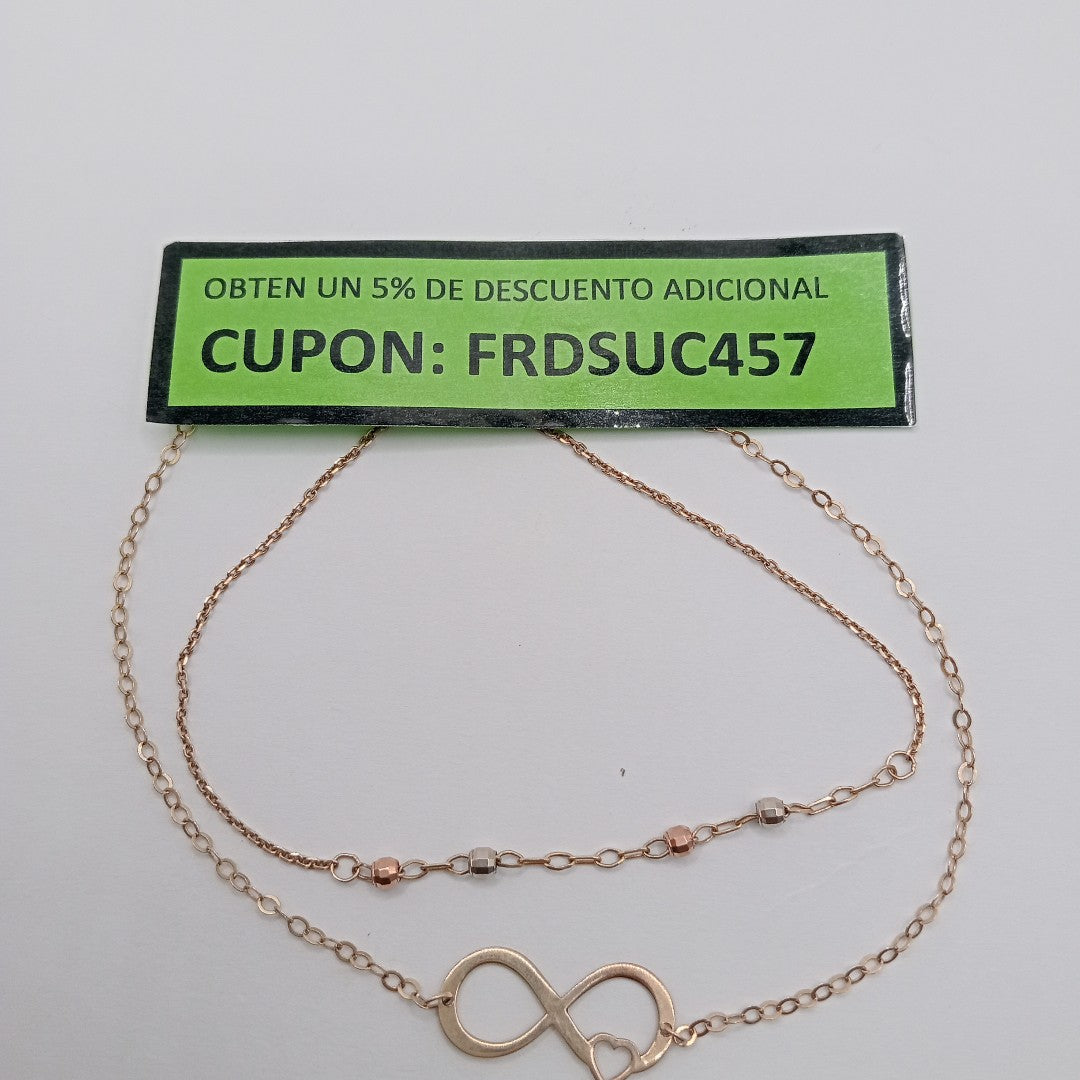 GARGANTILLA ORO COMBINADO 10 K 2,20 GRMS (SEMINUEVO)