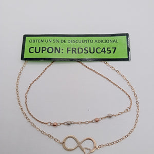 GARGANTILLA ORO COMBINADO 10 K 2,20 GRMS (SEMINUEVO)