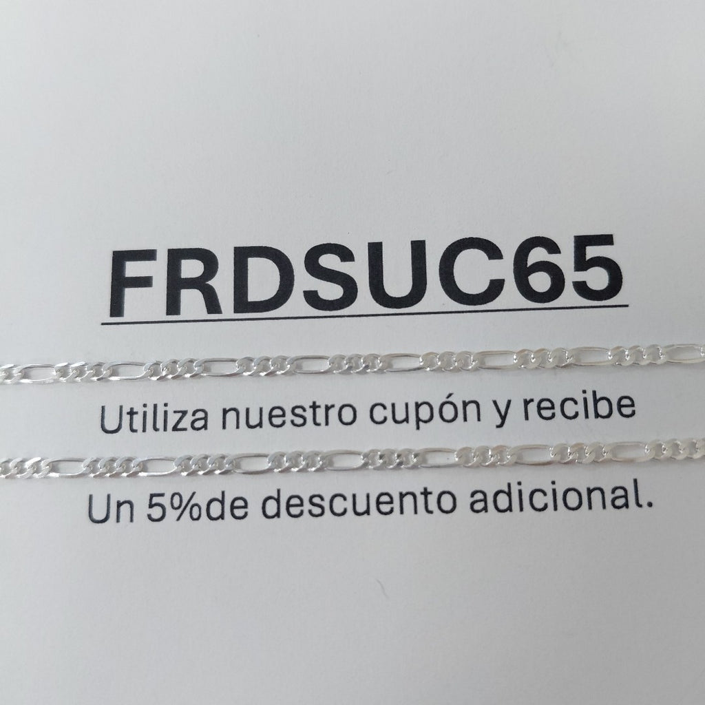 CADENA 3X1 PLATA .925 55 CM 3.32 GR (NUEVO)