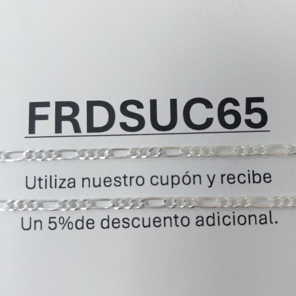 CADENA 3X1 PLATA .925 50 CM 4.22 GR (NUEVO)