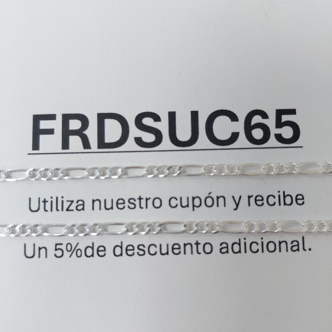 CADENA 3X1 PLATA .925 50 CM 4.22 GR (NUEVO)