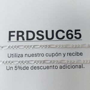 CADENA 3X1 PLATA .925 50 CM 4.22 GR (NUEVO)