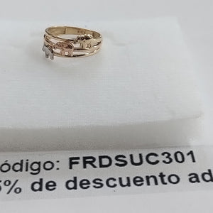 ANILLOS DAMA ORO 14K 2 (NUEVO)