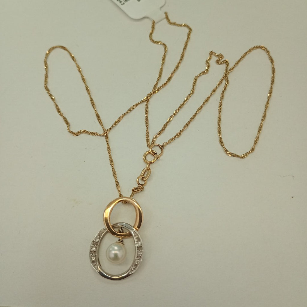 CADENA, DIJE ORO 14 K 2.7 GRMS (SEMINUEVO)