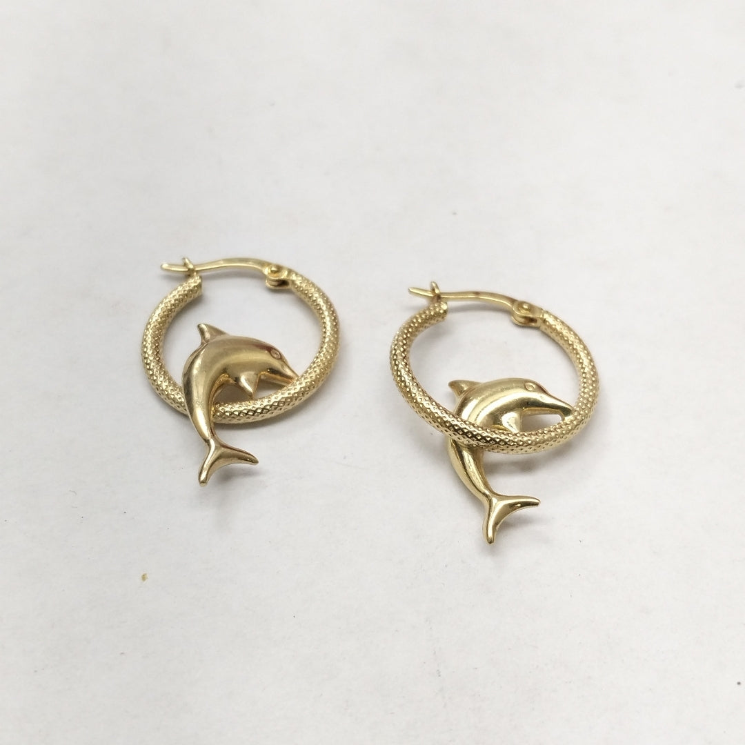 ARRACADAS PAR ORO 14 K 2,60 GRMS (SEMINUEVO)