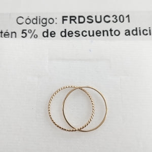 ANILLOS DAMA ORO 14K 1.5 (NUEVO)