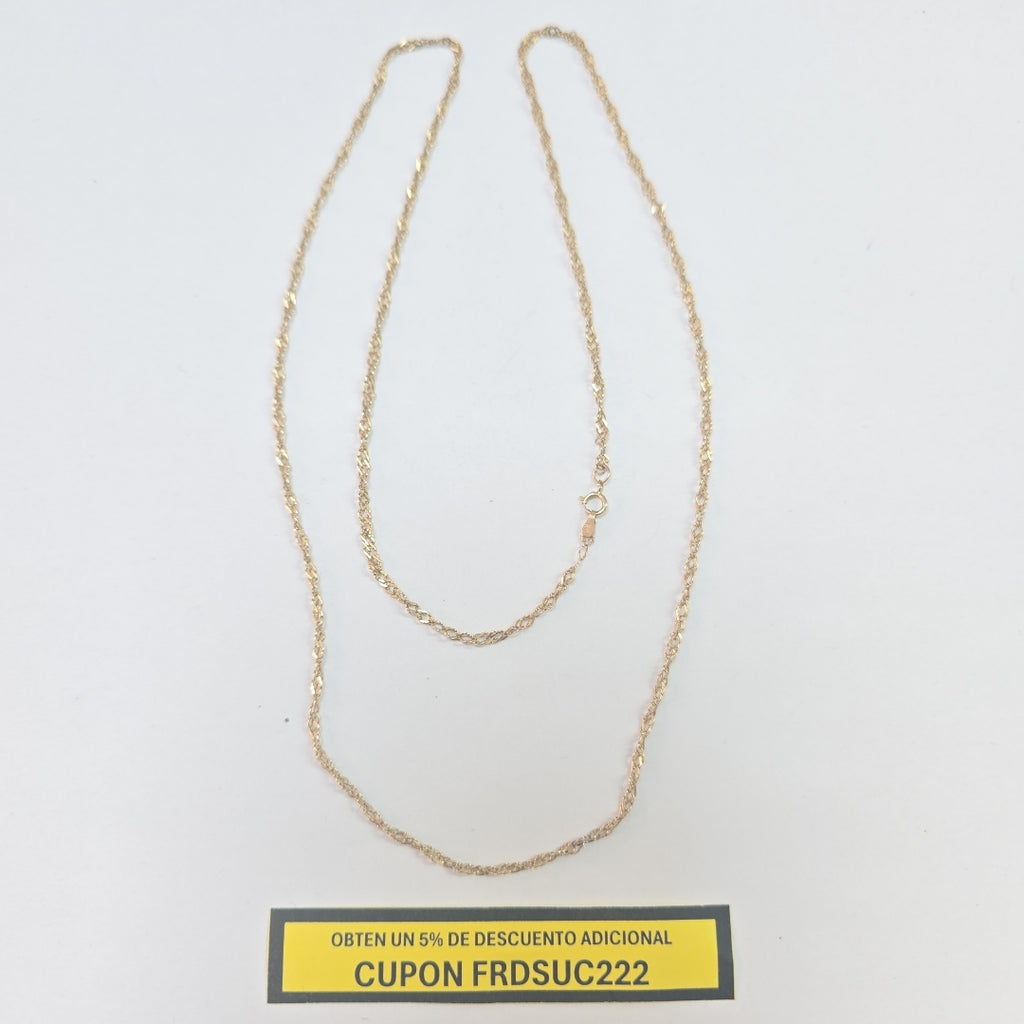 CADENA ORO 14 K 3.3 GRMS (SEMINUEVO)
